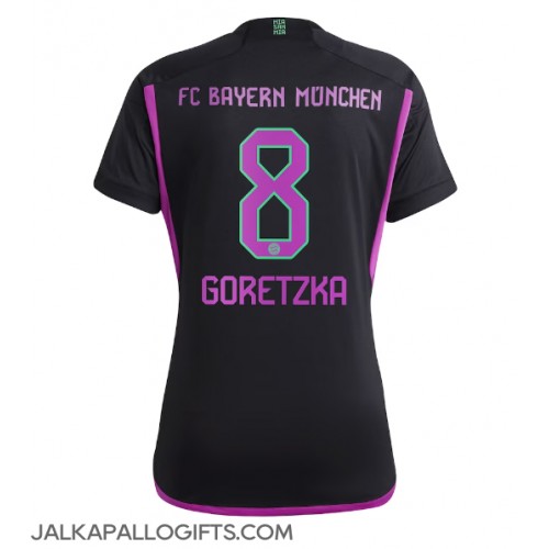 Bayern Munich Leon Goretzka #8 Vieraspaita Naiset 2023-24 Lyhythihainen